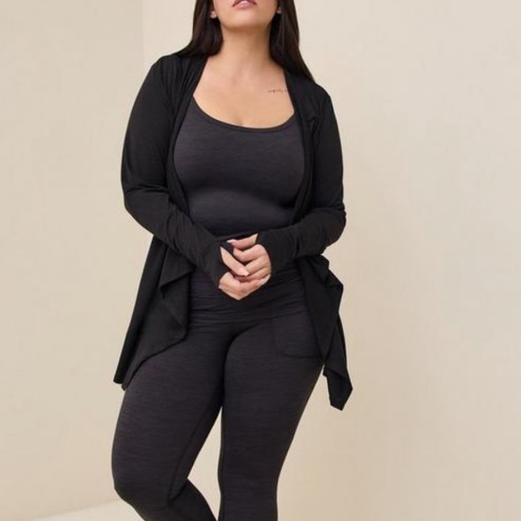TORRID NWT Jersey No Closure Active Cardigan - Picture 3 of 5